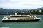 ID 1782 VOLENDAM (1999/61214grt/IMO 9156515), maiden call at Auckland, NZ.